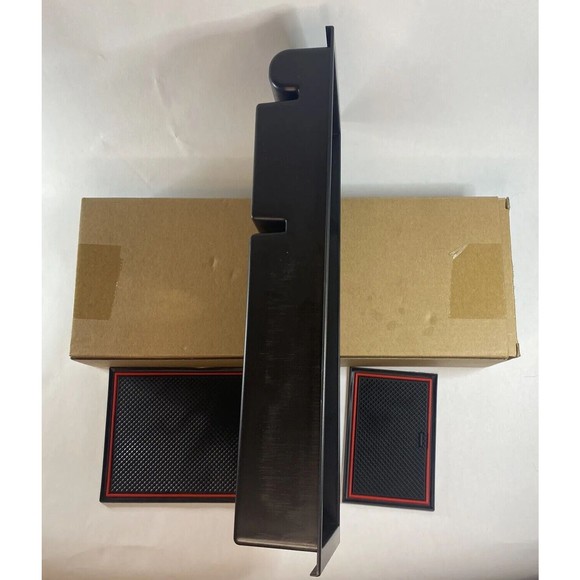 Center Console Organizer Armrest Accessories Tray for Ford 2015 2020 F150 Black - Picture 13 of 16